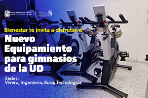 publicación Bienestar te Invita: A disfrutar del nuevo equipamiento para gimnasios de la UD