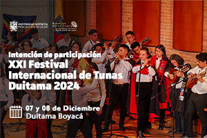 publicación Intención de participación XXI Festival Internacional de Tunas Duitama 2024