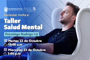 publicación Bienestar Invita a: Taller de Salud Mental Virtual