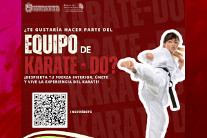 publicación Bienestar Universitario te Invita a: Ser parte del equipo de Karate-Do