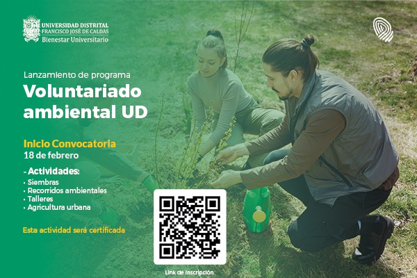 publicación Voluntariado Ambiental UD 2026