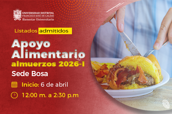 publicación Listados admitidos almuerzos 2026-I
