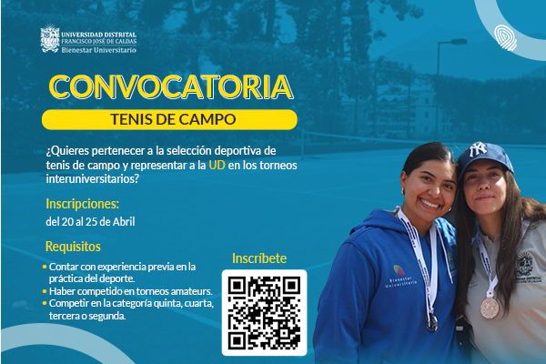 publicación Convocatoria Selección de Tenis de Campo UD