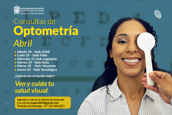 publicación Bienestar invita: Jornadas de salud visual mes de abril