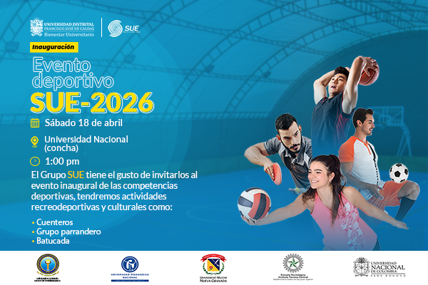 publicación Inauguración de los Juegos Deportivos SUE 2026