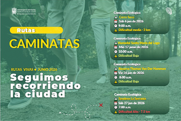 publicación Bienestar invita: Rutas Vivas y caminatas ecológicas en junio