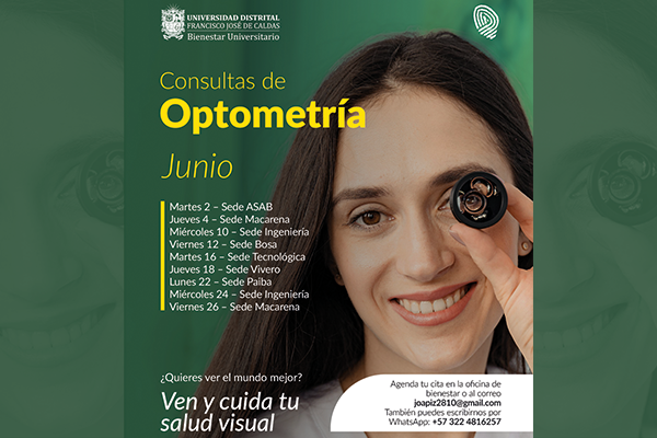 publicación Bienestar invita: Jornadas de salud visual mes de junio